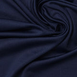 Nylon Stretch Milk Silk Knit Fabric, 145 gsm, 150 cm — Navy — photo 2