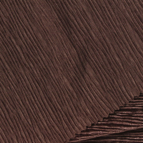 Brown Textured Velvet, Polyester