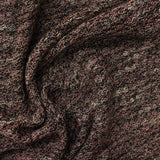 Dark Brown Marl Chunky Knit, Poly-Viscose — photo 2