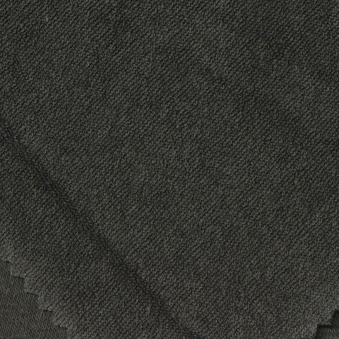 Cotton Polyester French Terry Fabric, 220 gsm, 180 cm — Grey