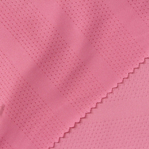 Pink Textured-Band Mesh, Polyester