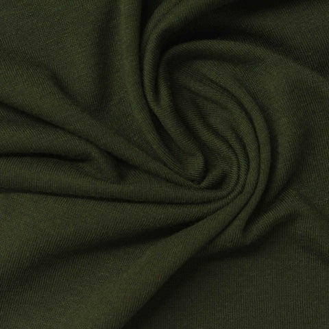Cotton Polyester Jersey Knit Fabric, 150 gsm, 150 cm — Green