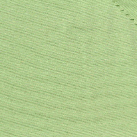 Cotton Polyester Stretch Rib Knit Fabric, 281 gsm, 172 cm — Green