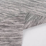 Grey Marl Jersey Knit, Poly-Cotton — photo 2