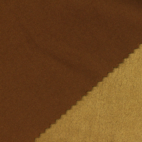 Mustard Marl Faux Suede, Polyester