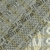 Cream Vertical-Stripe Interlock Knit, Spandex — photo 2
