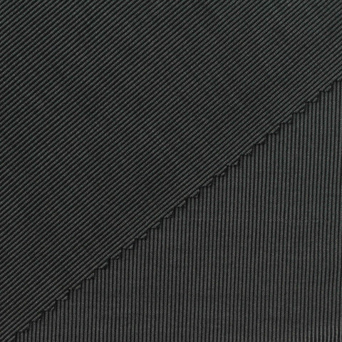 Modal Polyester Interlock Knit Fabric, 210 gsm, 160 cm — Black