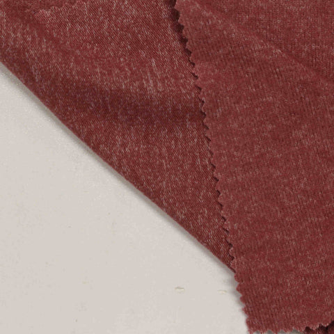 Red Marl Rib Knit