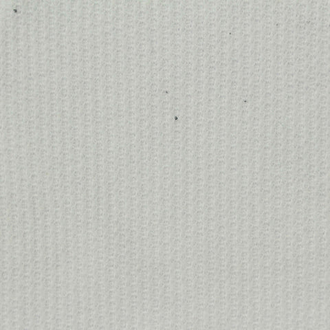 Polyester Cotton Waffle Knit Fabric, 96 gsm, 153 cm — White