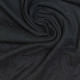 Polyester Stretch Jersey Knit Fabric, 220 gsm, 175 cm — Black — photo 2