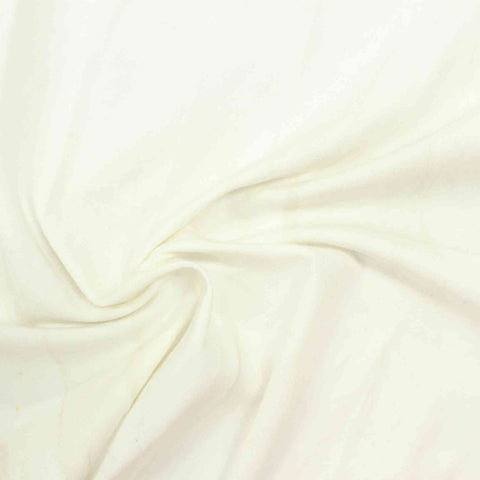 Cotton Jersey Knit Fabric, 182 gsm, 160 cm — White