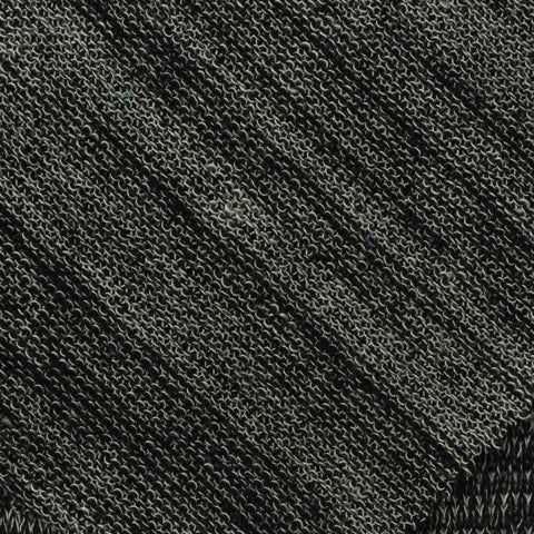 Black Marl Chunky Knit, Poly-Viscose, 182 gsm, 160 cm, ref EF-219583