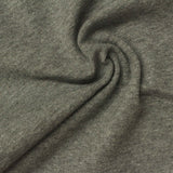 Heather Grey Marl Rib Knit, Poly-Viscose — photo 2