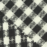 Black Houndstooth Bouclé, Polyester — photo 2