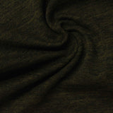 Dark Olive Marl Scuba Knit, Poly-Cotton — photo 2