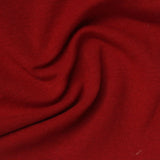 Cotton Polyester Stretch Rib Knit Fabric, 300 gsm, 178 cm — Red — photo 2