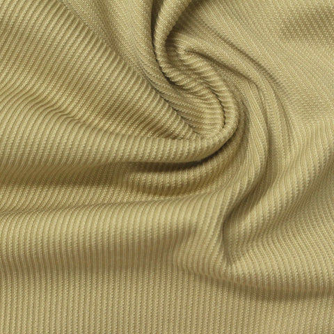 Light Beige Ribbed Knit Corduroy, Polyester