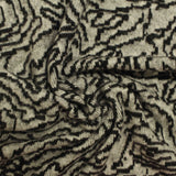 Black Lines Jacquard, Viscose-Poly — photo 2
