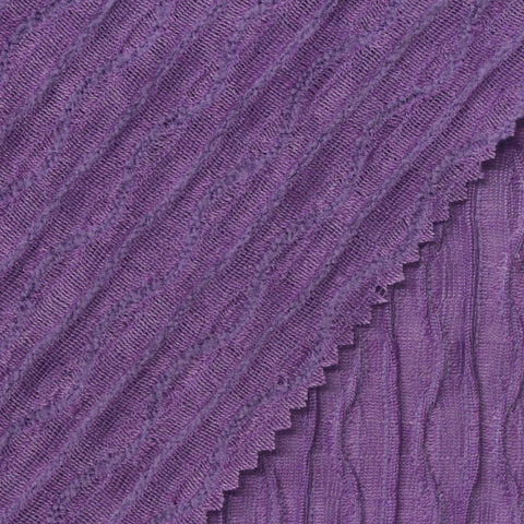 Purple Tone-on-Tone Crepe, Poly-Cotton