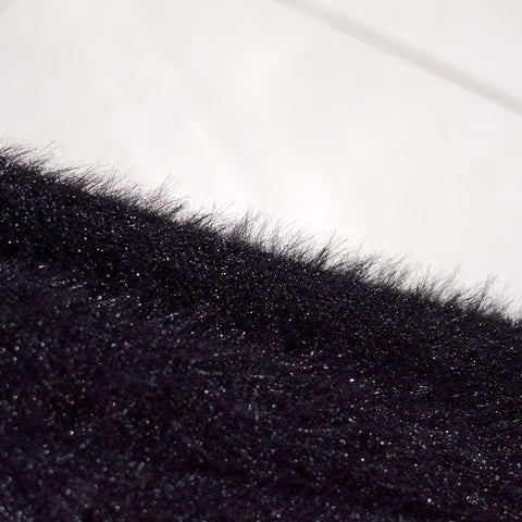 Black Marl Knit, Nylon, 290 gsm