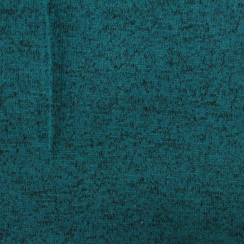 Teal Marl Jersey Knit, Viscose-Poly, 180 gsm