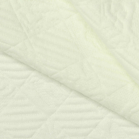 Cream Tone-on-Tone Jacquard, Polyester, 275 gsm