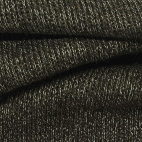 Dark Olive Heather Jersey Knit, Polyester