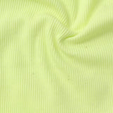 Cotton Polyester Stretch Rib Knit Fabric, 225 gsm, 120 cm — Green — photo 2