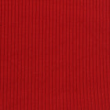 Viscose Stretch Rib Knit Fabric, 370 gsm, 130 cm — Red — photo 2
