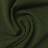 Brushed Polyester Modal Stretch French Terry Fabric, 280 gsm, 160 cm — Green — photo 2