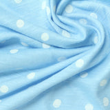 White Dots Jersey Knit, Poly-Viscose — photo 2