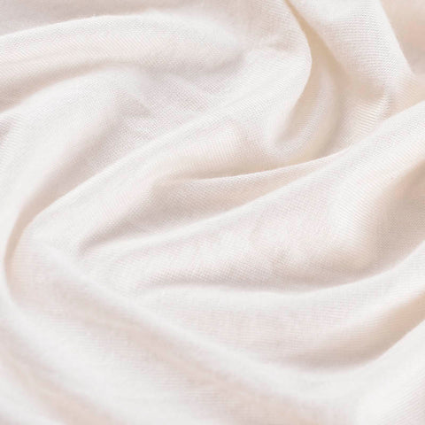Viscose Stretch Jersey Knit Fabric, 183 gsm — White