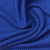 Polyester Viscose Stretch Jersey Knit Fabric, 230 gsm — Blue — photo 2