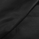 Viscose Nylon Stretch Bengaline Fabric, 268 gsm — Black — photo 2