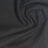 Polyester Cotton French Terry Fabric, 310 gsm, 186 cm — Black — photo 2