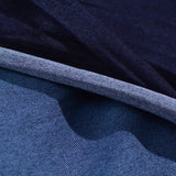 Dark Blue Marl Denim, Cotton — photo 2