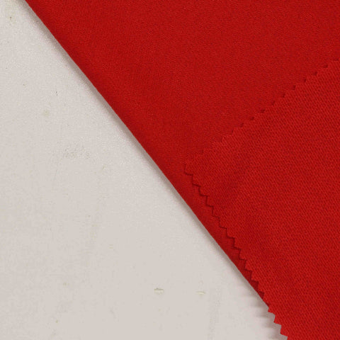 Viscose Nylon Linen-Look Fabric, 140 gsm, 150 cm — Red