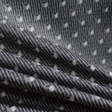 Grey Vertical-Line Jacquard, Poly-Viscose — photo 2