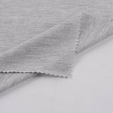 Light Grey Marl Jersey Knit, Viscose-Poly — photo 2
