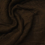 Dark Brown Tone-on-Tone Jacquard, Polyester — photo 2