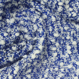 Jacquard Polyester Acrylic Metallic Chunky Knit Fabric, 142 gsm, 158 cm — Blue — photo 2