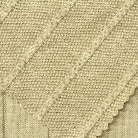 Brushed Viscose Polyester Stretch Rib Knit Fabric, 230 gsm — Khaki