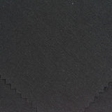 Viscose Nylon Stretch Ponte Knit Fabric, 260 gsm, 160 cm — Black — photo 2