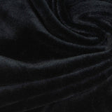 Polyester Stretch Knit Fabric, 240 gsm, 200 cm — Black — photo 2
