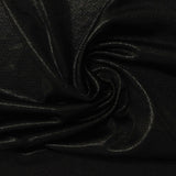 Polyester Stretch Knit Fabric, 160 gsm — Black — photo 2