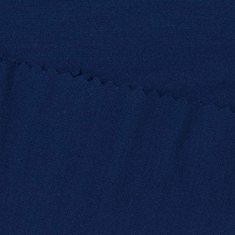 Viscose Nylon Stretch Ponte Knit Fabric, 300 gsm, 160 cm — Navy, ref EF-241382