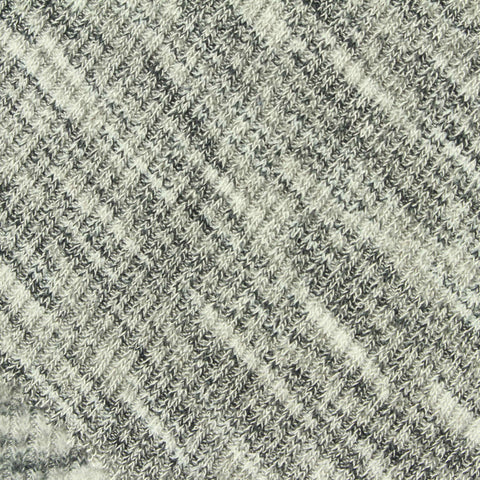 Dark Grey Marl Rib Knit, Viscose-Poly, 205 gsm, 150 cm, ref EF-247108