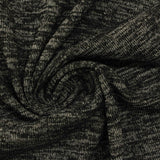Black Heathered-Marl Jersey Knit, Viscose-Poly — photo 2