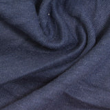 Polyester Cotton Scuba Knit Fabric, 240 gsm, 170 cm — Navy — photo 2