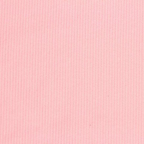 Polyester Stretch Rib Knit Fabric, 297 gsm, 127 cm — Pink